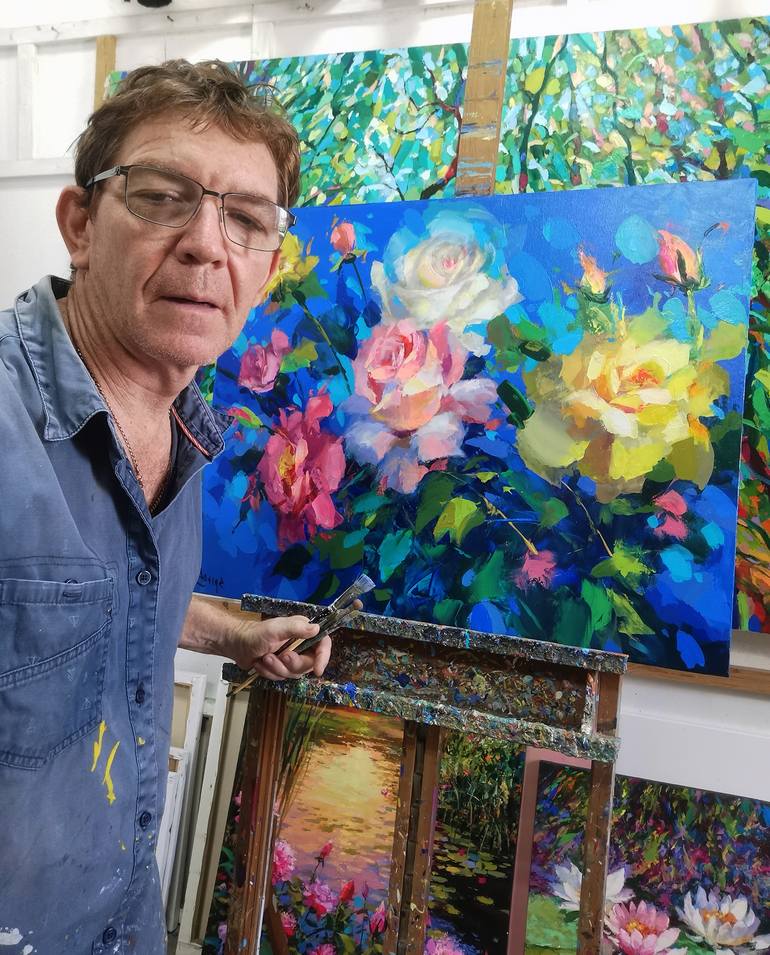 Roses #7 Painting by Dmitry Spiros | Saatchi Art