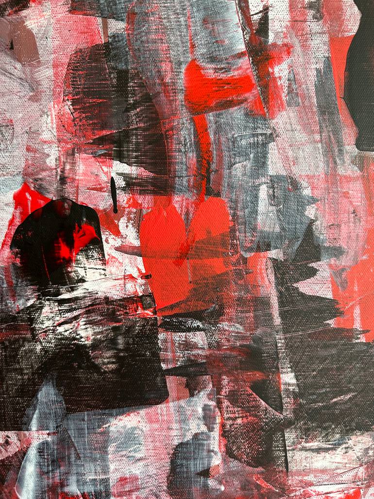 Original Abstract Expressionism Abstract Painting by Chloe Siamtani