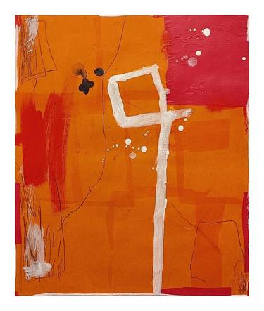 Original Minimalism Abstract Mixed Media by Kat Noonan