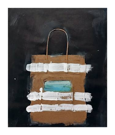 Original Minimalism Abstract Mixed Media by Kat Noonan