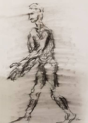 Print of Men Drawings by Barbara Lapsys