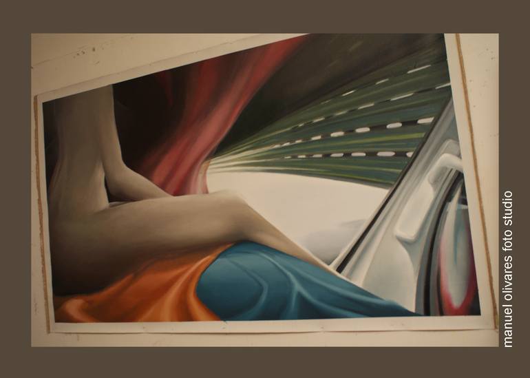 Original Figurative Body Painting by Manuel Olivares