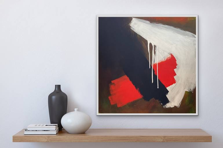 Original Abstract Expressionism Abstract Painting by Mijeong Kang