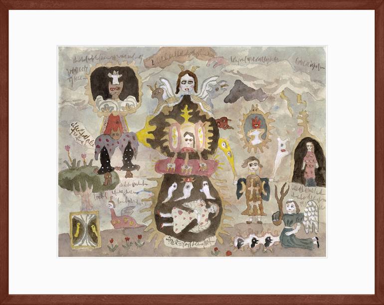 Original Surrealism Fantasy Painting by Kosuke Ajiro