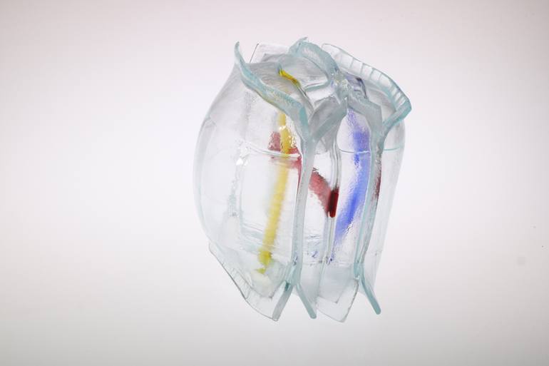 Original Contemporary Abstract Sculpture by Linda Van Huffelen