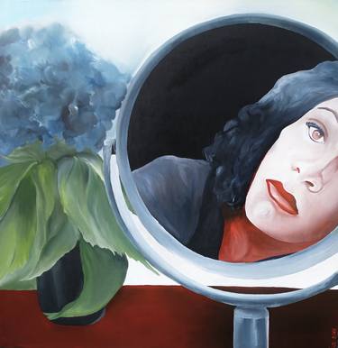 Original Photorealism Women Paintings by Héloïse BONIN