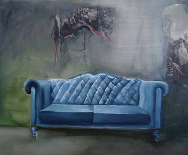 Blue sofa thumb