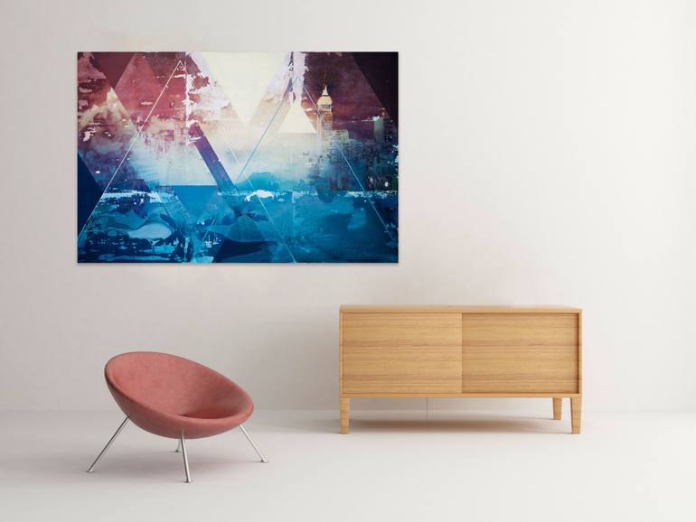 Original Figurative Cities Painting by Wout Vromans