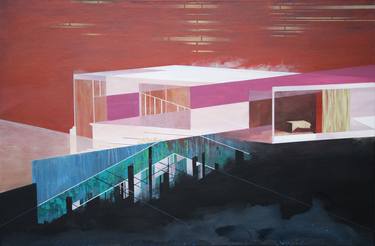 Original Modern Architecture Paintings by Wout Vromans