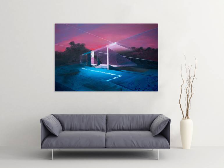 Original Figurative Architecture Painting by Wout Vromans