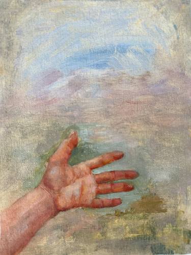 Hand. Öil painting on linen. thumb