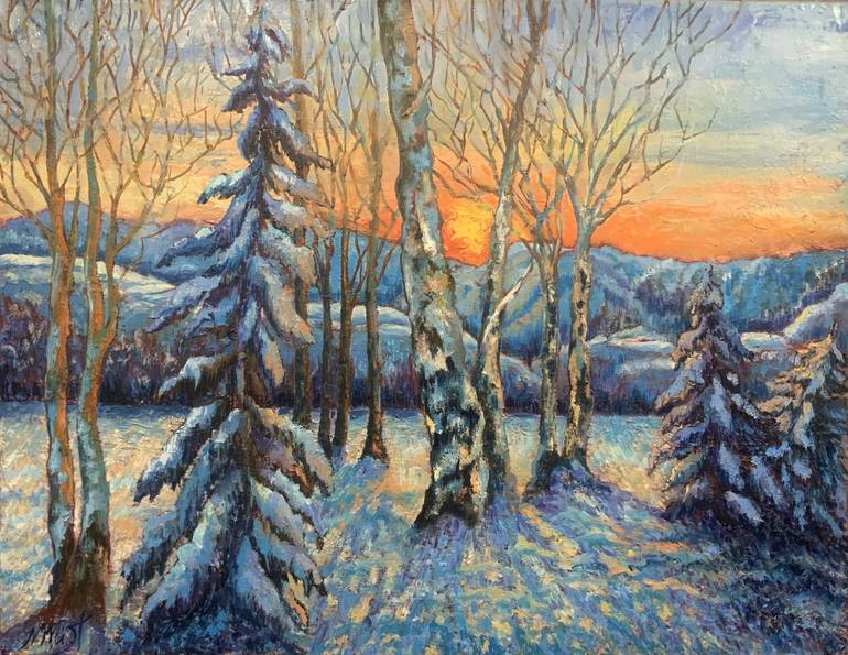 Original Figurative Landscape Paintings by Nati Wuest