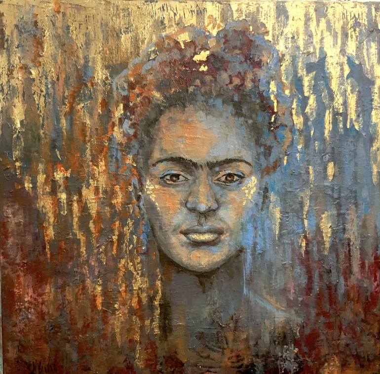 Original Art Deco Portrait Paintings by Nati Wuest