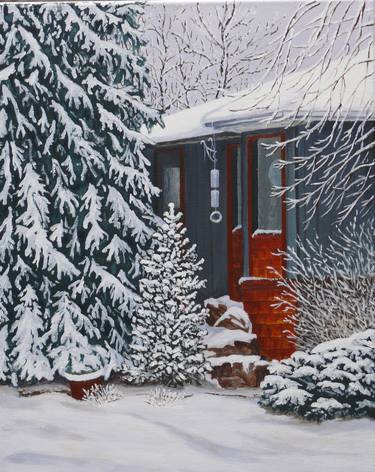 Original Realism Architecture Paintings by April Lund