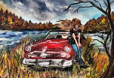 Original Automobile Paintings by Joanna Dabrowska