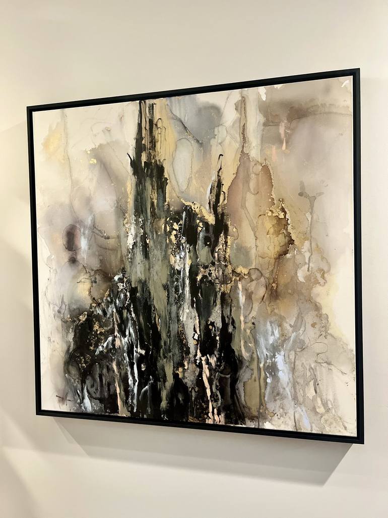 Original Abstract Expressionism Abstract Painting by Rebecca Carter