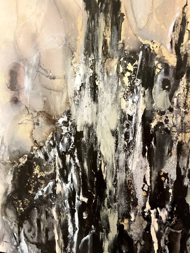Original Abstract Expressionism Abstract Painting by Rebecca Carter