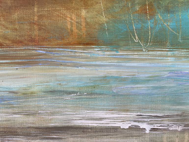 Original Abstract Expressionism Landscape Painting by Frank Kurland