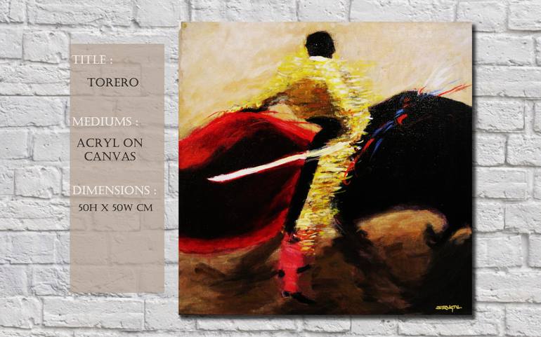 Original Impressionism People Painting by Michal Strugalski