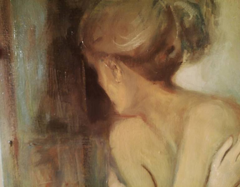 Original Figurative Nude Painting by Michal Strugalski