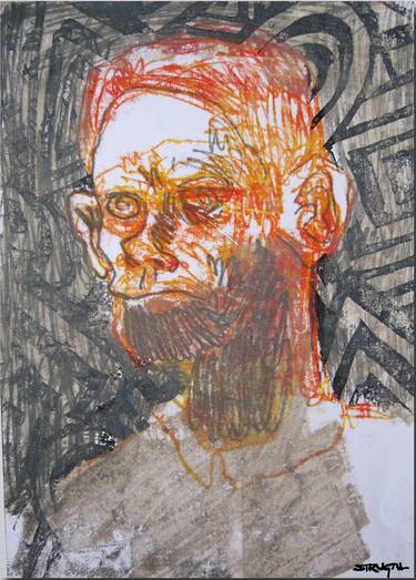 Original Portraiture Portrait Printmaking by Michal Strugalski