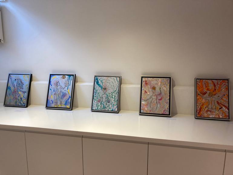 Original Abstract Expressionism Women Painting by Alex Covert