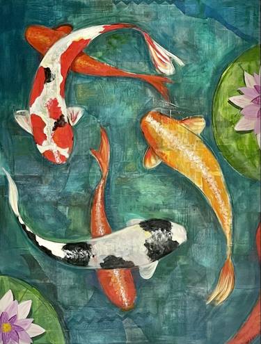 Original Fish Painting by Susie Ames