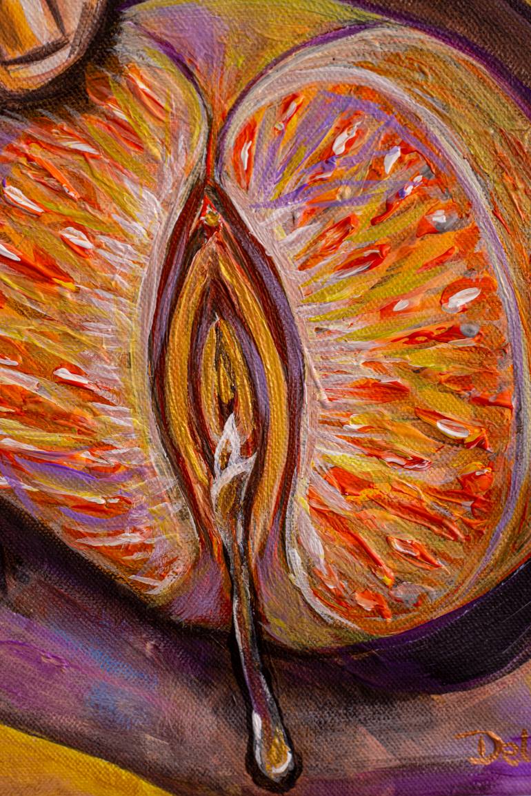 Original Art Deco People Painting by Lorena Del Pozo