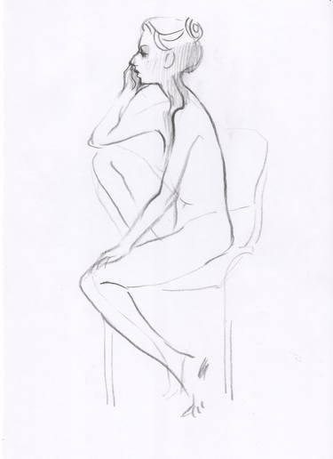 Original Nude Drawings by Maria Chugunova