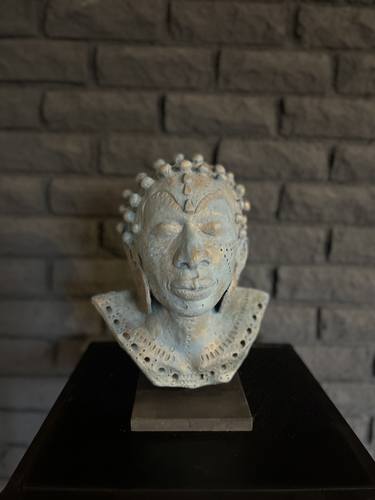 Original Portrait Sculpture by Dora Prevost
