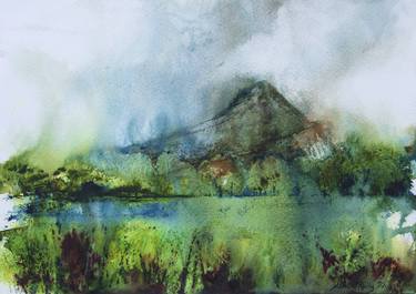 Original Expressionism Landscape Paintings by DAVID O'REILLY