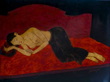 Original Photorealism Women Paintings by Chinh Trung Pham