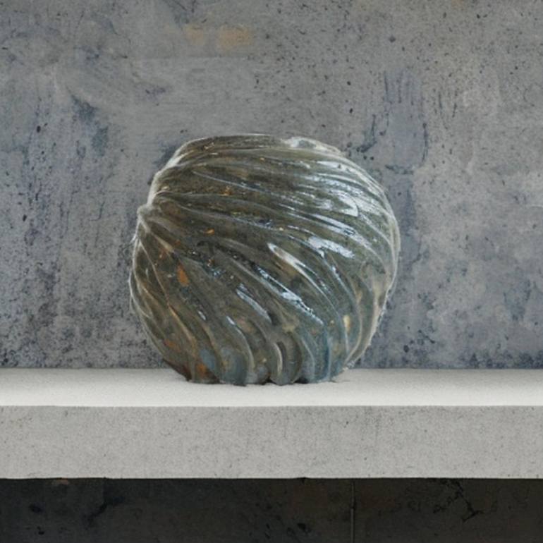 Original Abstract Water Sculpture by Amelia Johannsen