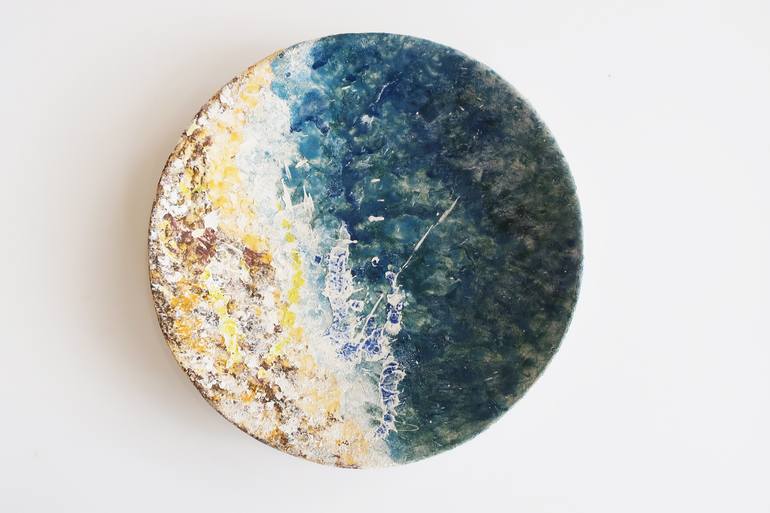 Original Conceptual Beach Painting by Amelia Johannsen