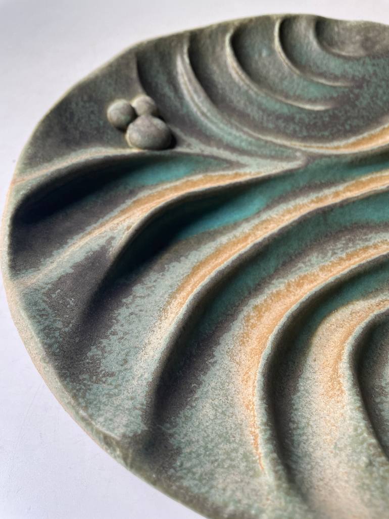 Original Abstract Beach Sculpture by Amelia Johannsen