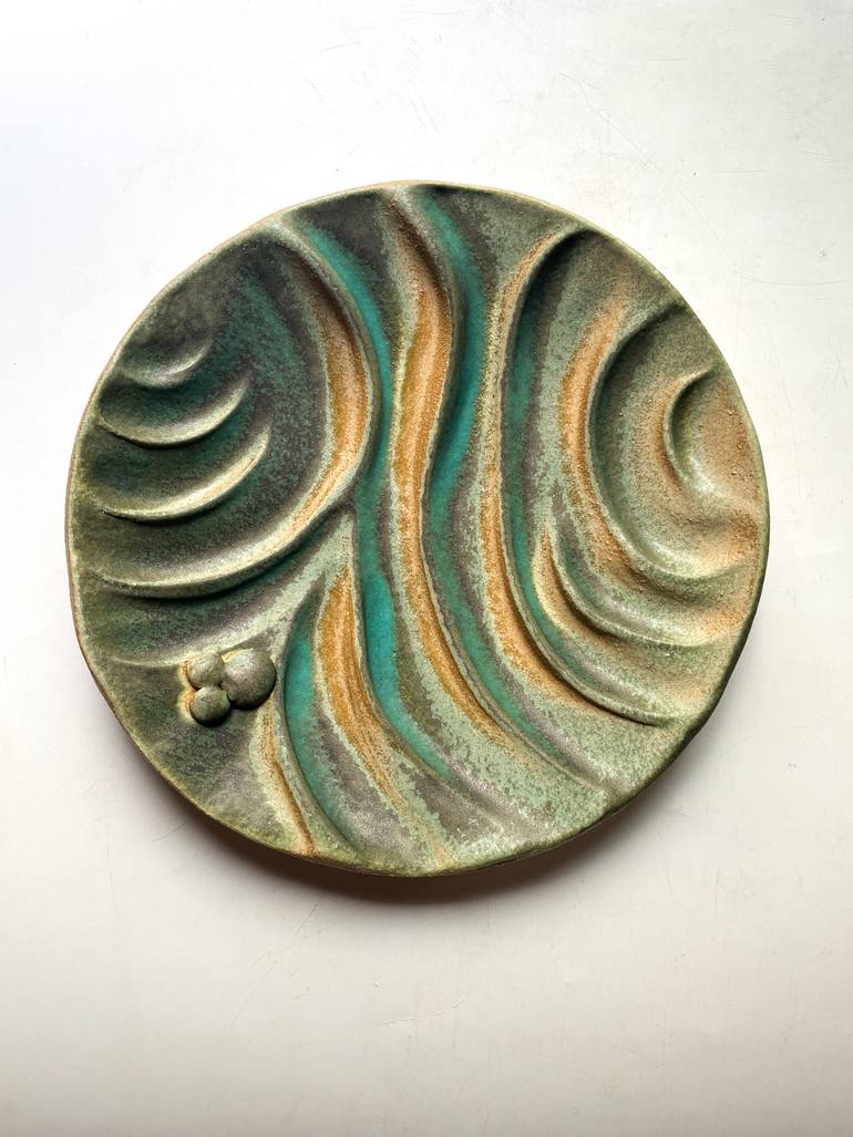 Original Abstract Beach Sculpture by Amelia Johannsen