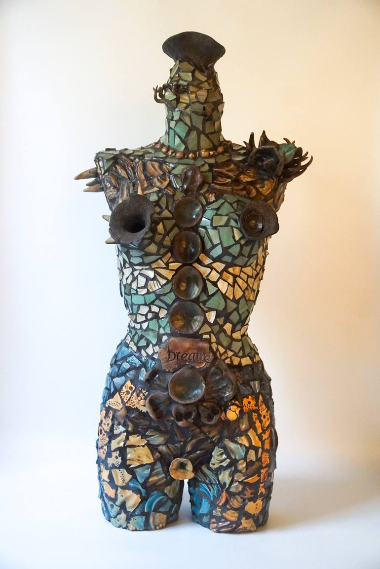 Original Conceptual Body Mixed Media by Amelia Johannsen