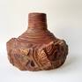 mosaic and coil vase