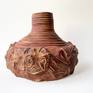 earthy ceramic vase