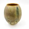 ceramic vase with gold