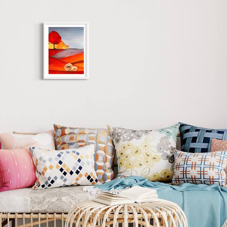 Original Impressionism Landscape Painting by Daria Yeliseyeva
