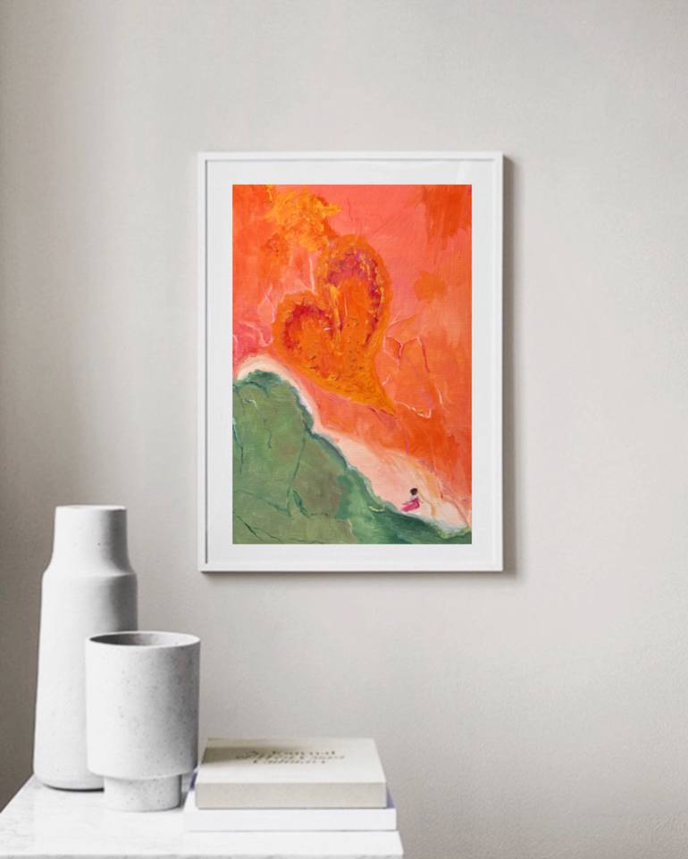 Original Impressionism Abstract Painting by Daria Yeliseyeva