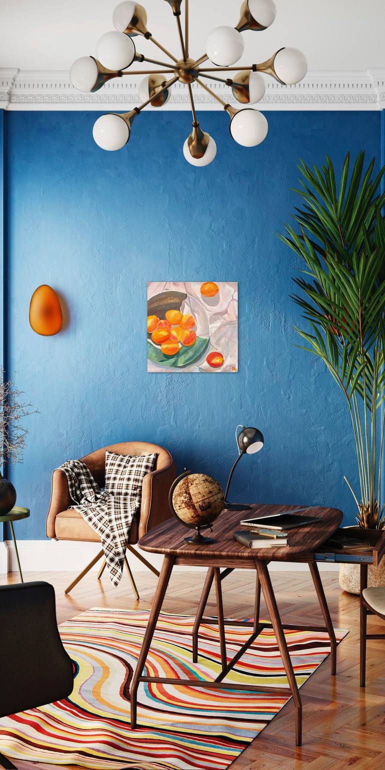Original Expressionism Still Life Painting by Daria Yeliseyeva