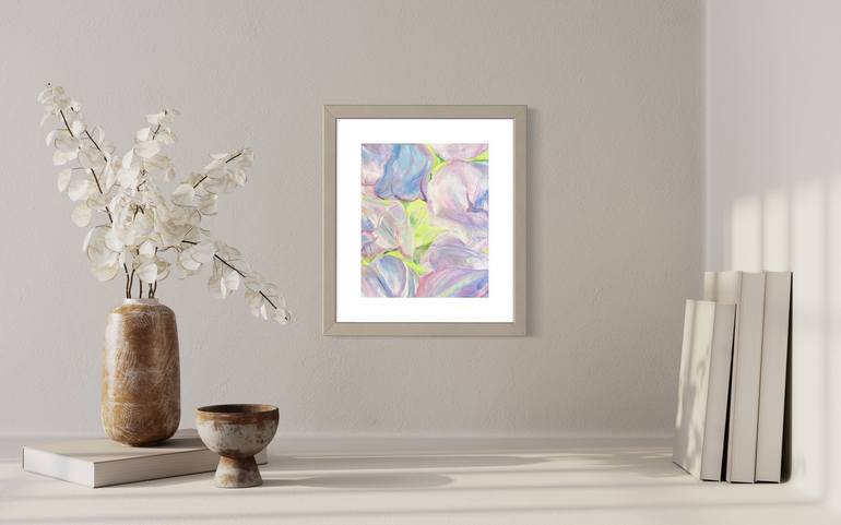 Original Abstract Floral Painting by Daria Yeliseyeva