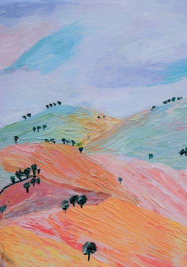Original Landscape Painting by Daria Yeliseyeva