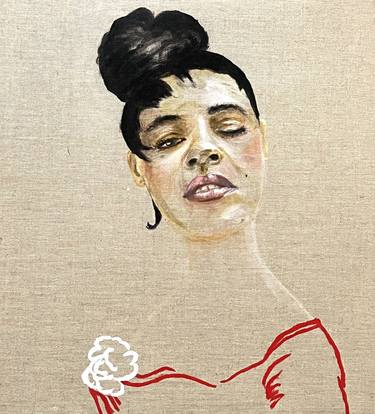 Original Contemporary Portrait Paintings by Isolde Tomann
