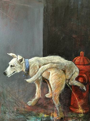 Original Dogs Paintings by Anete Nutini