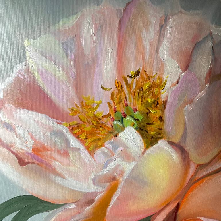 Original Art Deco Botanic Painting by Elena Hromova