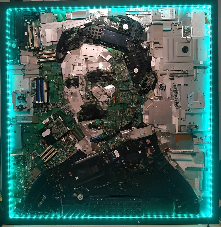 Original Contemporary Science/Technology Sculpture by Scott Chaney