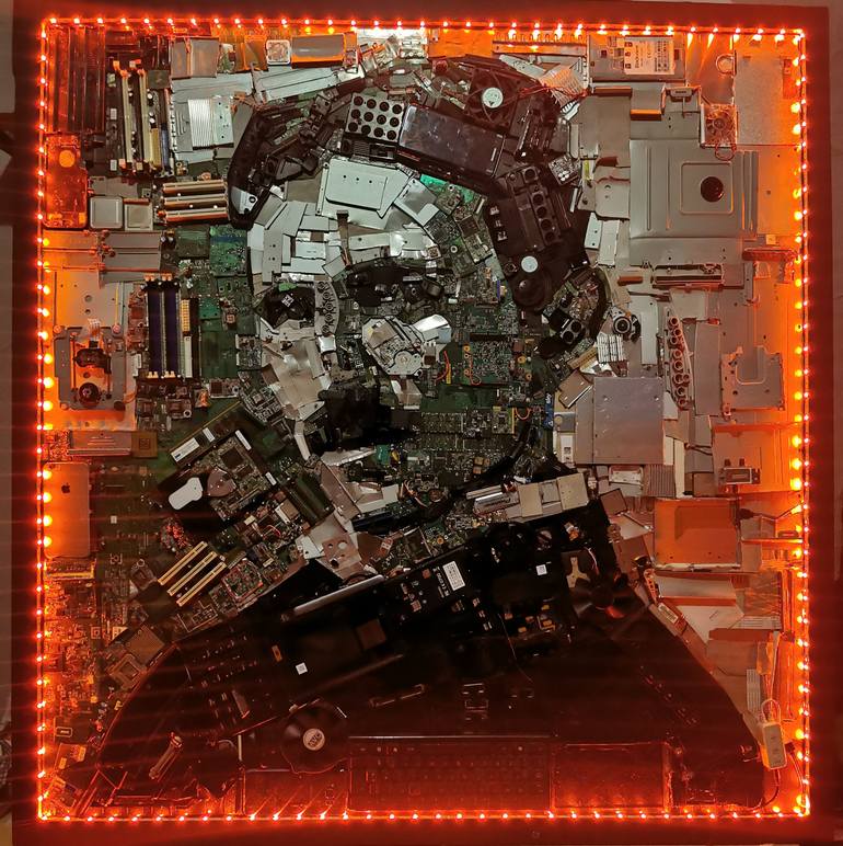 Original Contemporary Science/Technology Sculpture by Scott Chaney